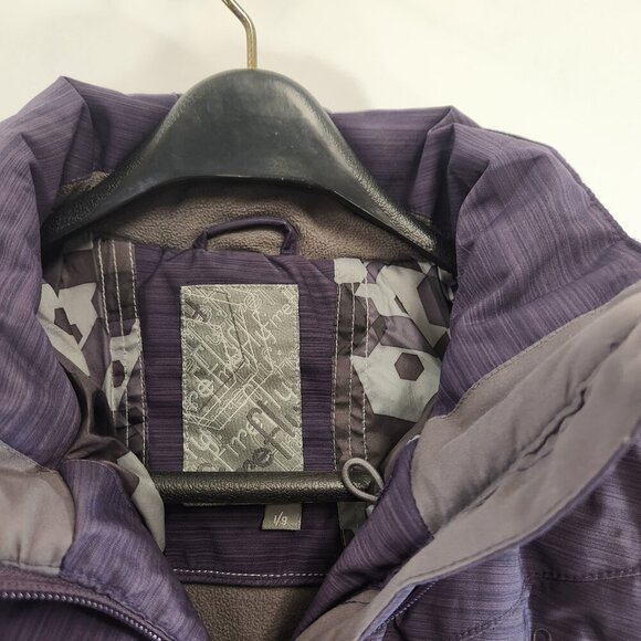 Firefly Womens Puffy Long Jacket Purple Size Large - Picture 5 of 13